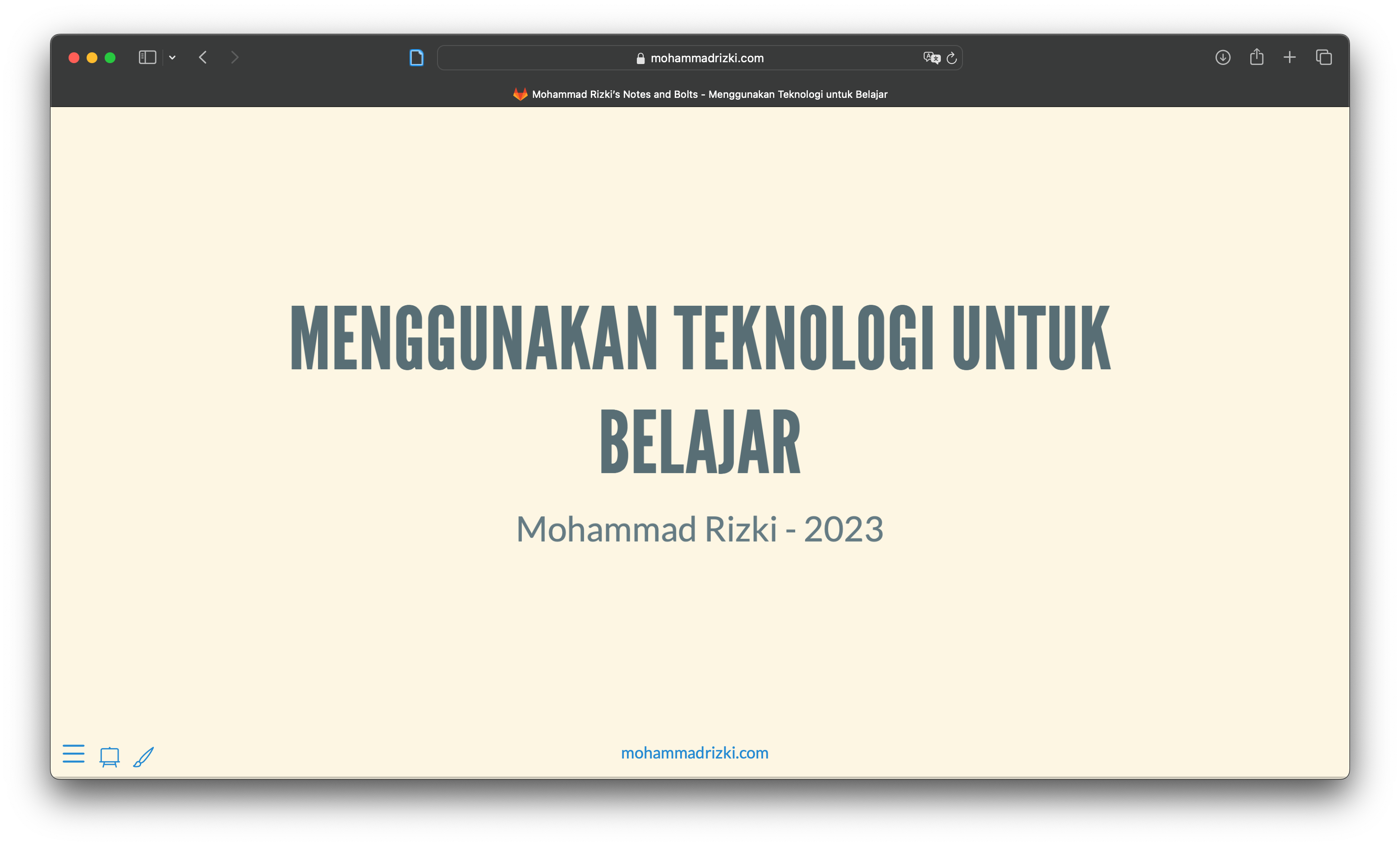 Menggunakan Teknologi untuk Belajar.